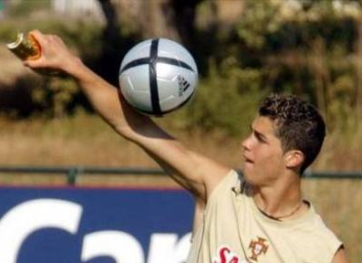 cristiano ronaldo et son ballon